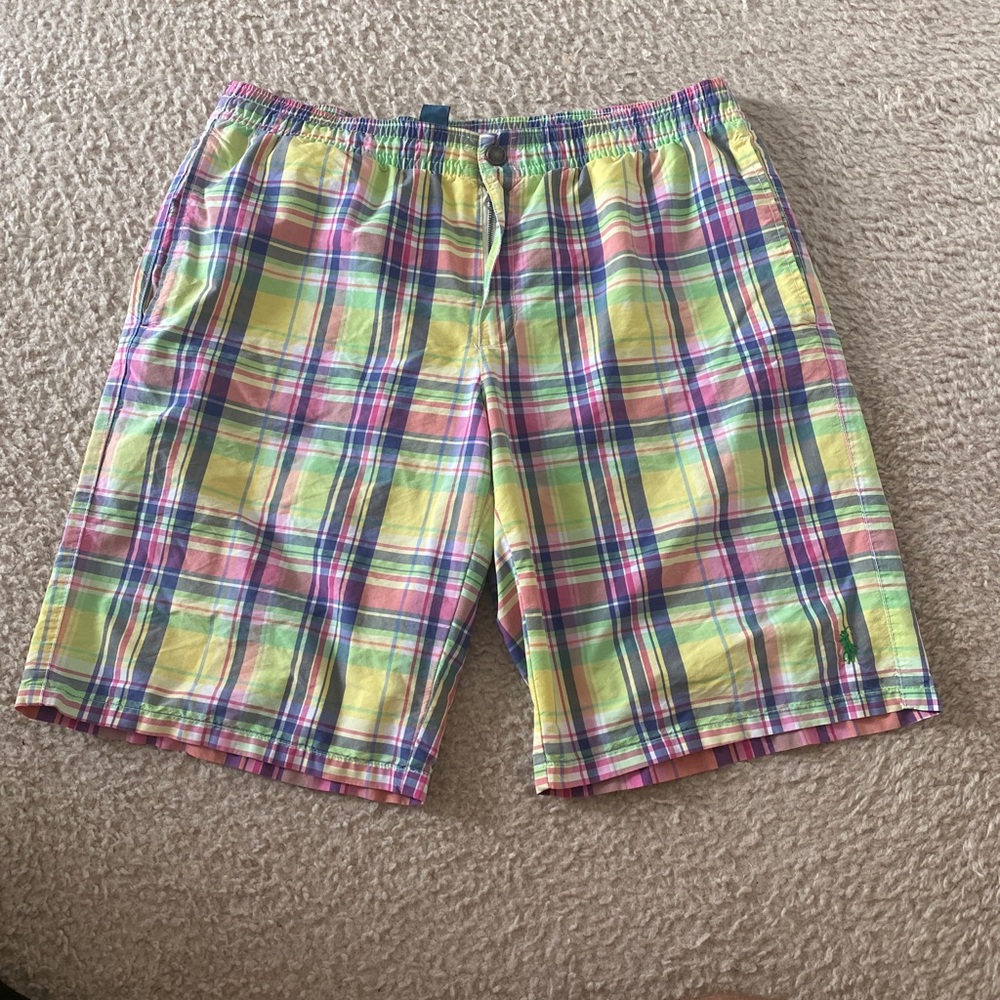 Vintage Polo By Ralph Lauren Plaid Bathing Suit